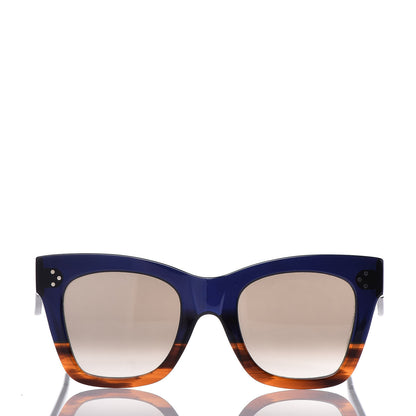 Celine Catherine Sunglasses CL 41098 F/S Blue Havana 2 of 7