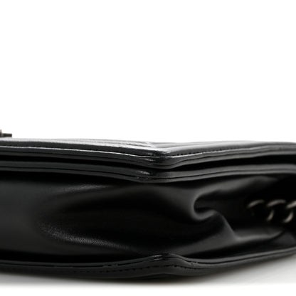 Chanel Lambskin Quilted New Medium Boy Flap Black 10 of 14