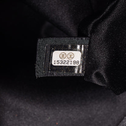 Chanel Lambskin Quilted Maxi 3 Flap Black 7 of 8