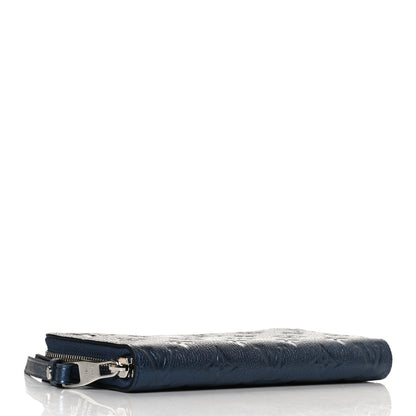 Louis Vuitton Metallic Empreinte Monogram Zippy Wallet Navy Nacre 4 of 9