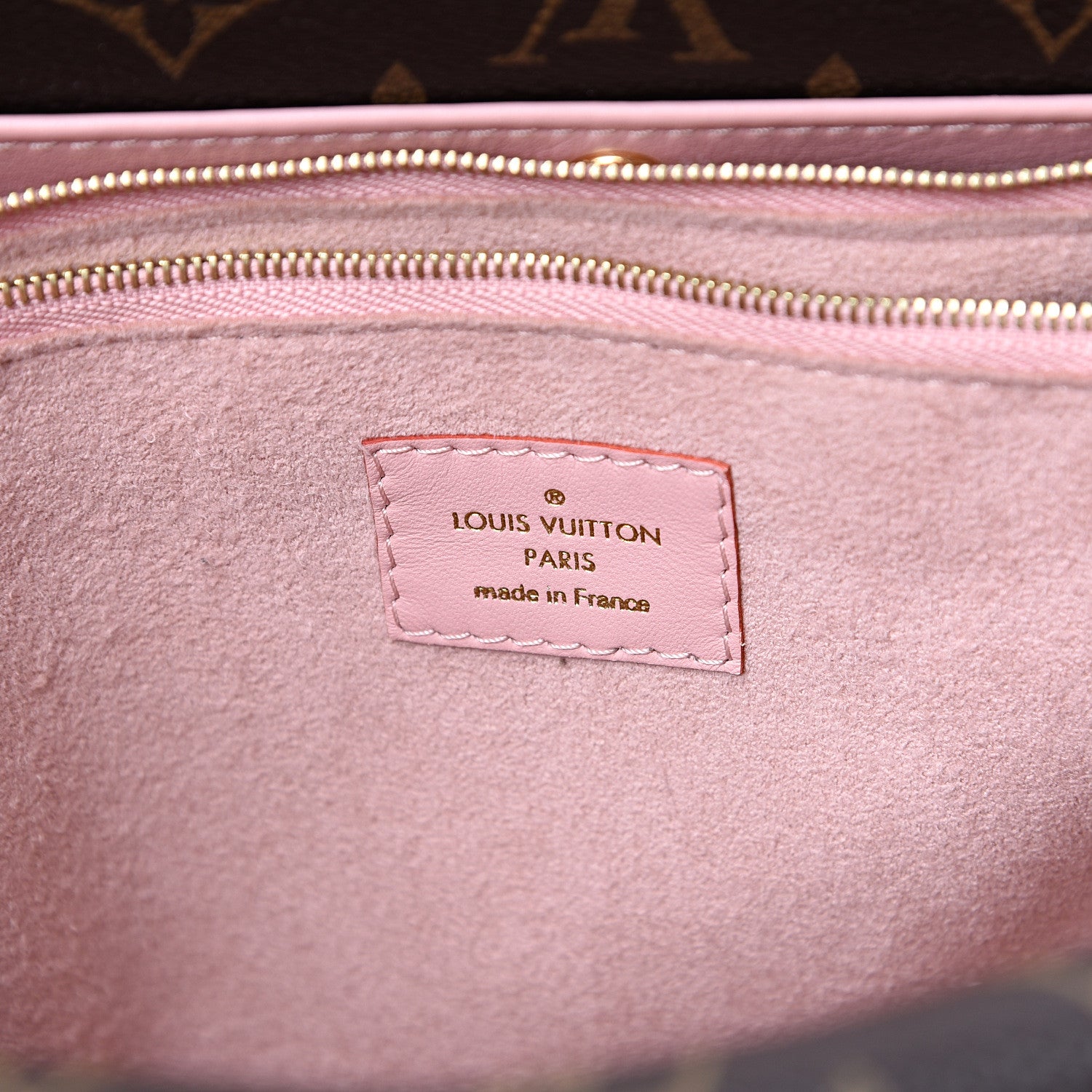 Louis Vuitton Grained Calfskin Monogram Double V Rose Poudre 5 of 11