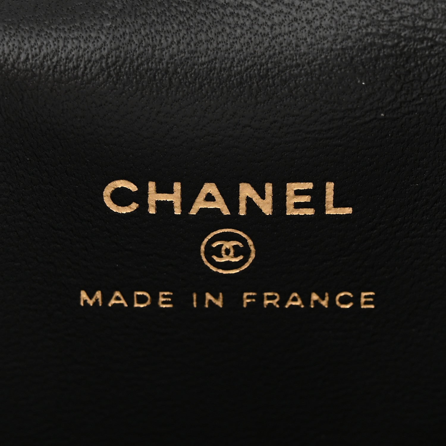 Chanel Lambskin Quilted Metal Mini Top Handle Vanity Case With Chain Black 6 of 12