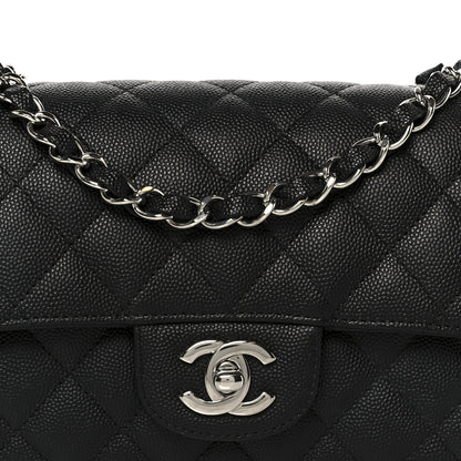 Chanel Caviar Quilted Mini Rectangular Flap Black 9 of 12
