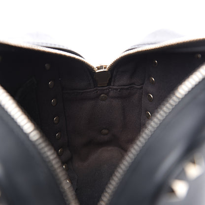 Valentino Garavani Calfskin Rockstud Camera Crossbody Bag Black 7 of 15