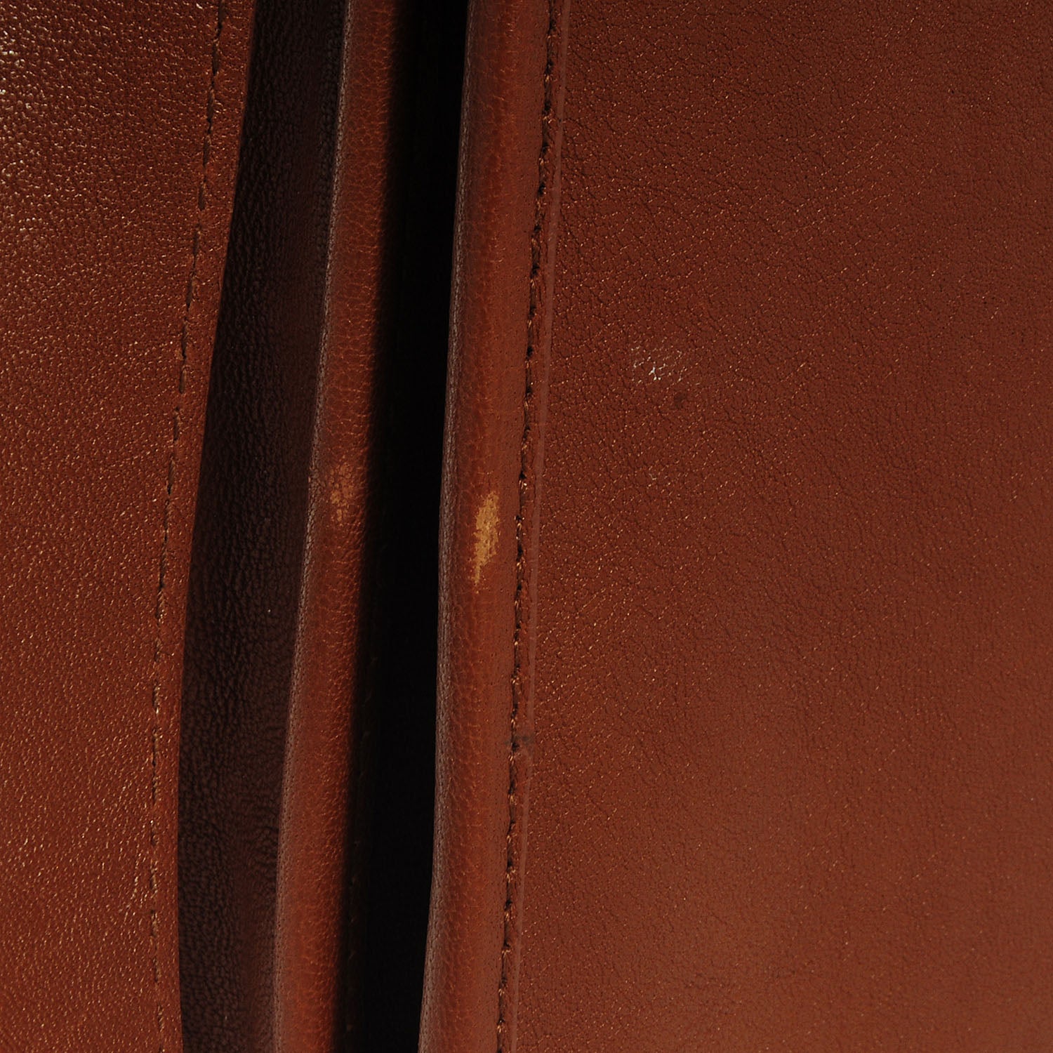 Saint Laurent Leather Medium Chyc Shoulder Bag Whiskey 5 of 10
