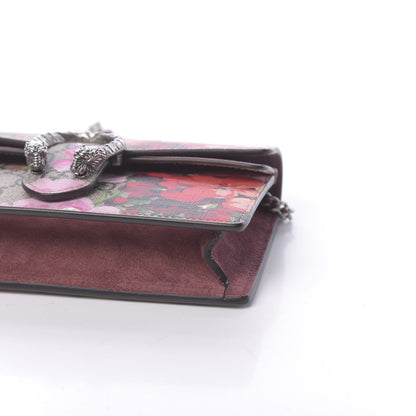 Gucci GG Supreme Monogram Blooms Super Mini Dionysus Shoulder Bag Beige Multicolor Dry Rose 9 of 10