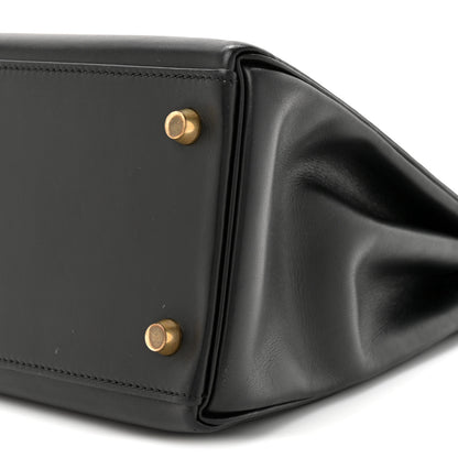 Hermes Box Kelly Retourne 28 Black 9 of 12