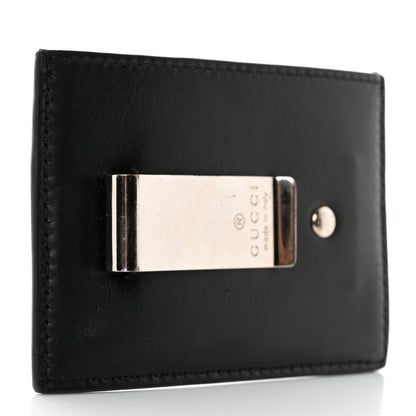 Gucci Microguccissima Card Holder Money Clip Black 2 of 6