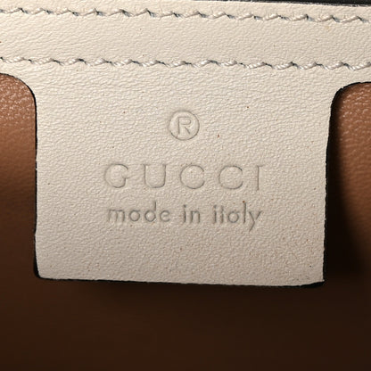 Gucci Calfskin Snakeskin Small Lilith Top Handle Bag White 6 of 10