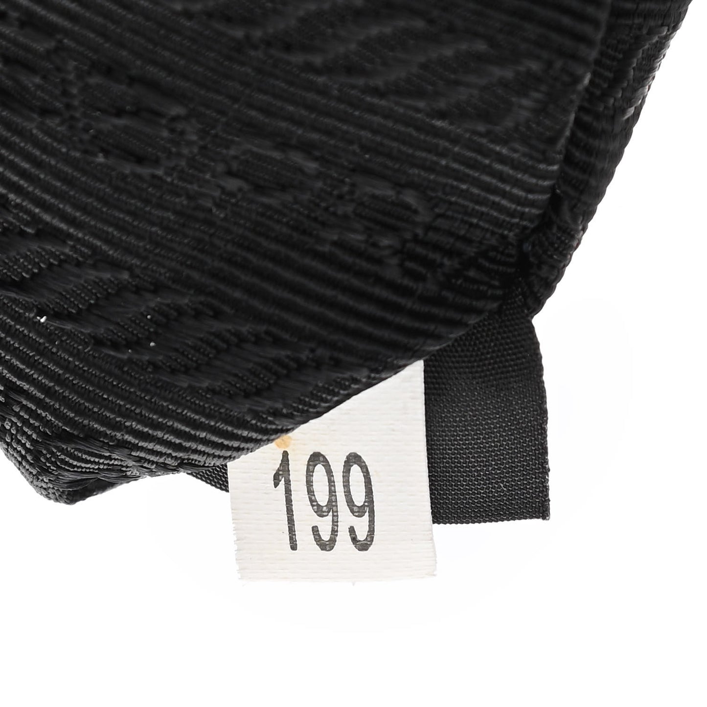 Nylon Tessuto Messenger Bag Black