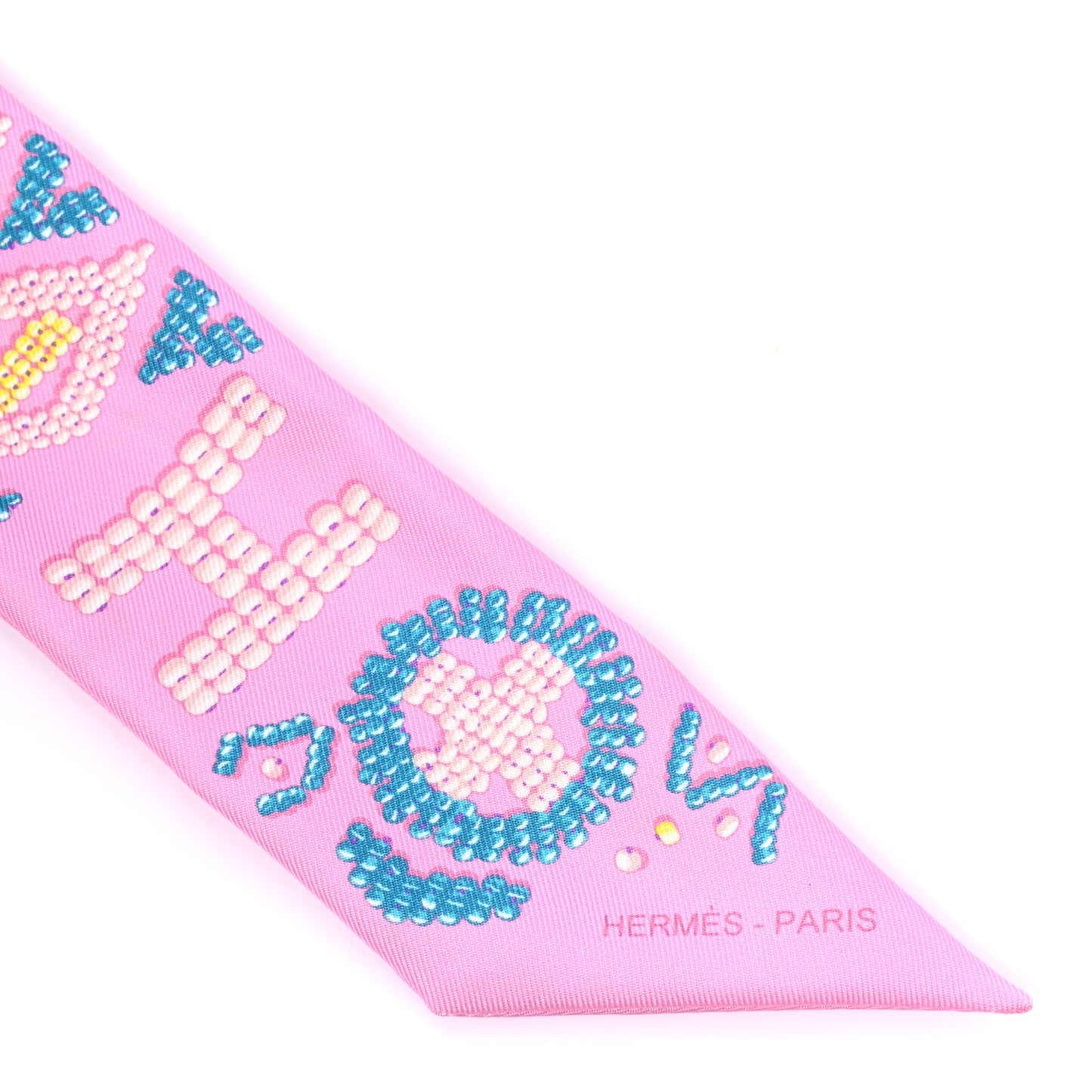 Silk Kelly En Perles Twilly Rose Bonbon Canard