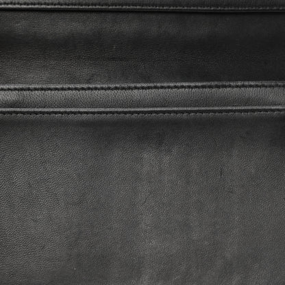 Chanel Lambskin Quilted Boy Yen Wallet Black 9 of 9