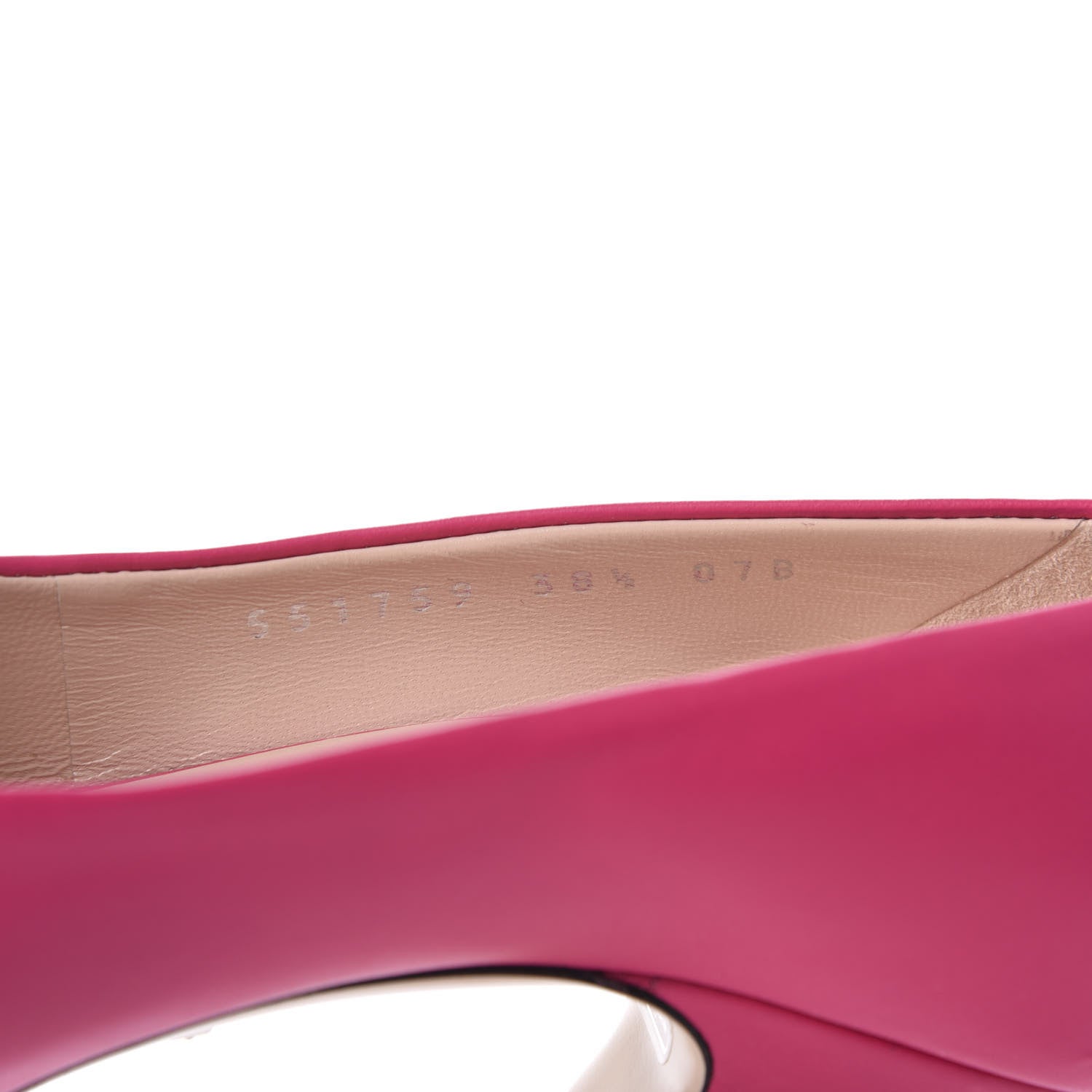 Gucci Nappa Bow High Heel Pumps 38.5 Bright Fuxia 8 of 10
