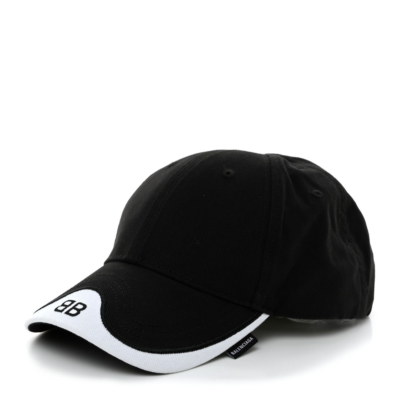 Balenciaga Cotton BB Mode Cap L Black White 1 of 10