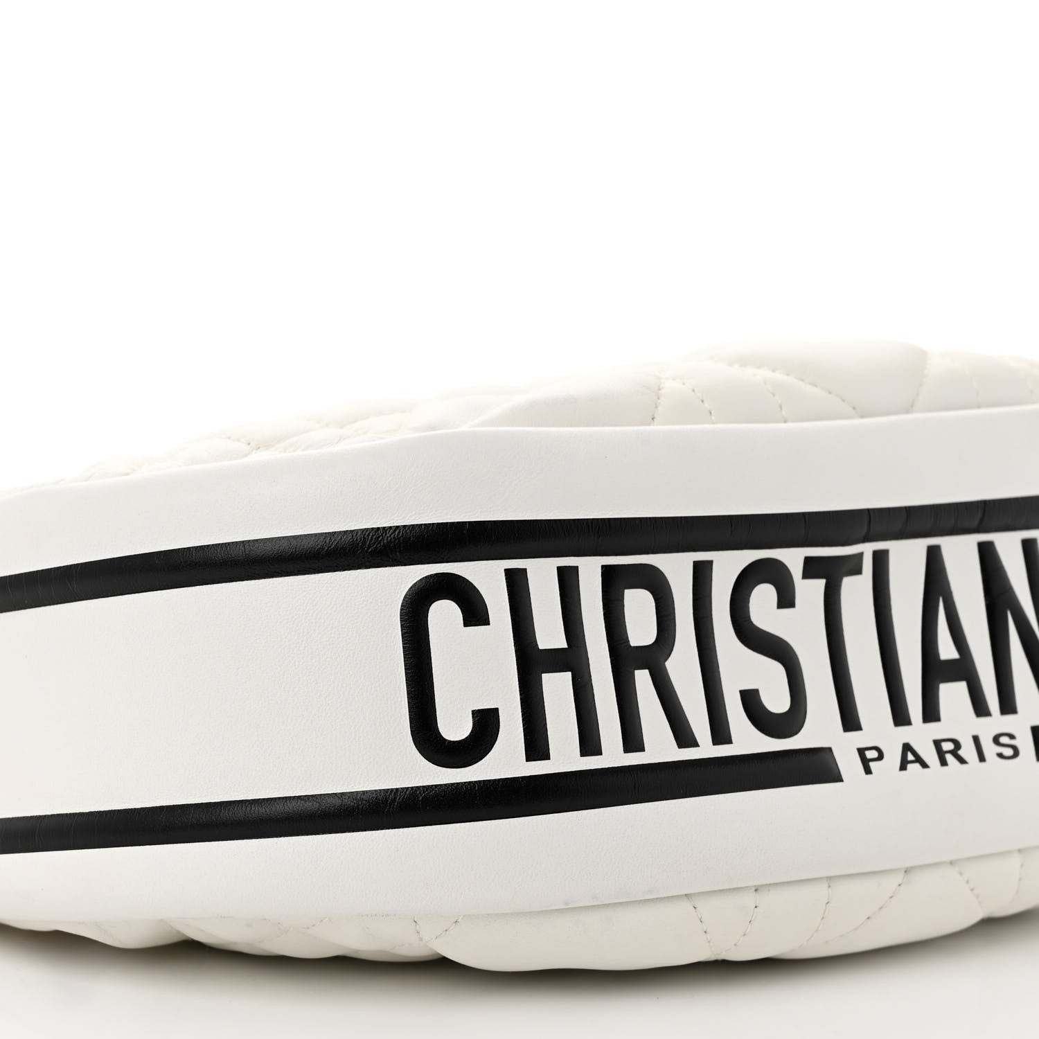 Christian Dior Lambskin Cannage Medium Dior Vibe Hobo Bag White 9 of 15