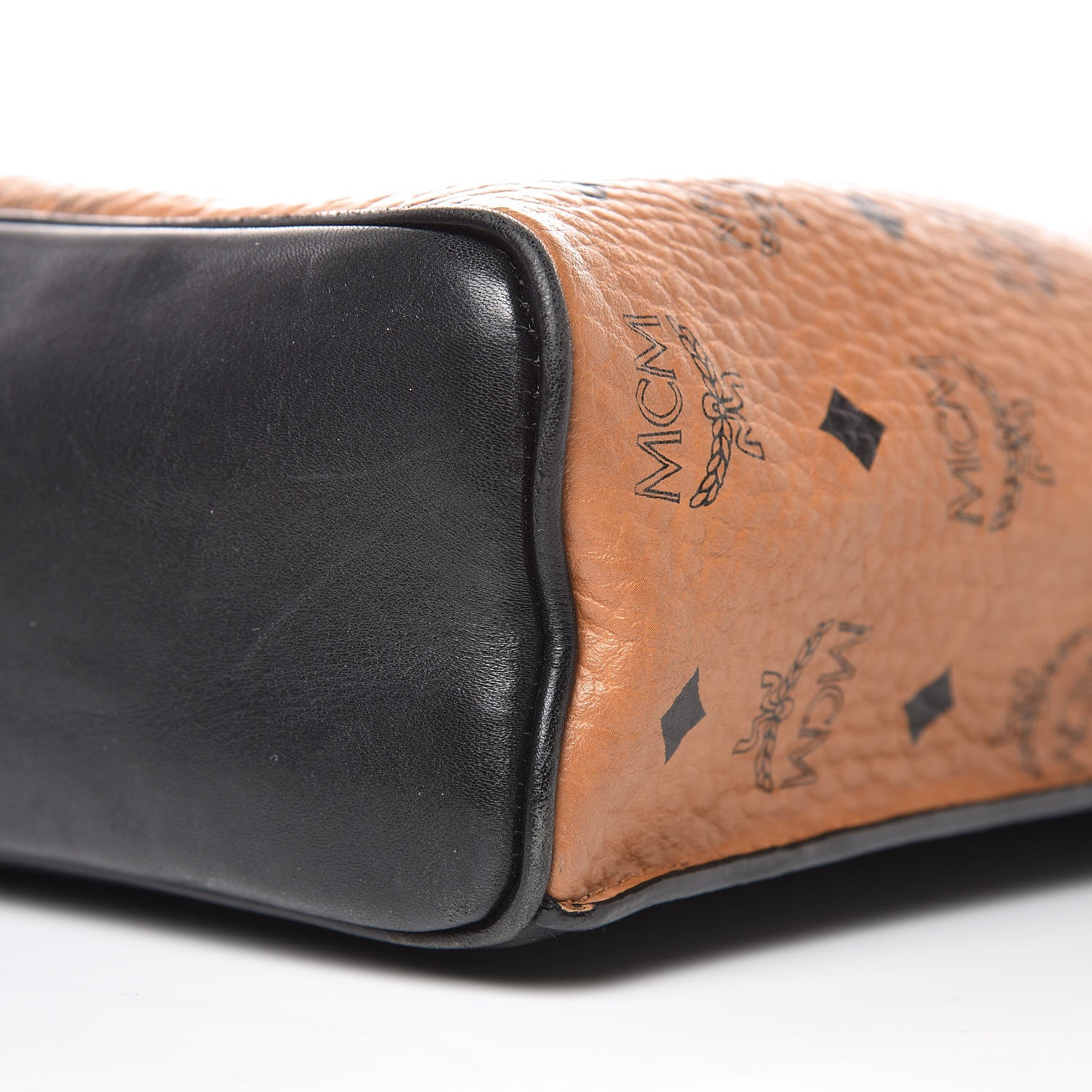 MCM Visetos Briefcase Cognac 11 of 13