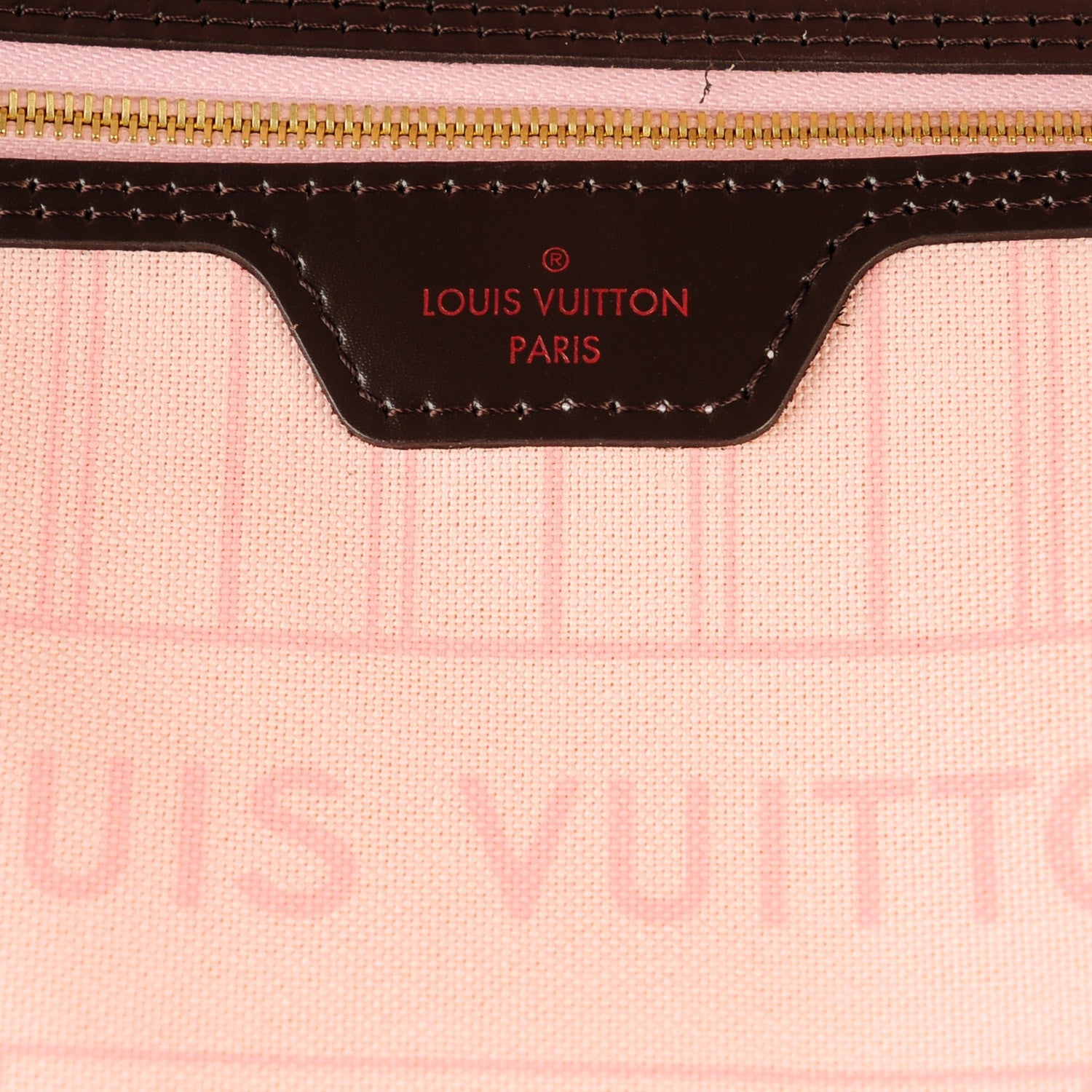 Louis Vuitton Damier Ebene Neo Neverfull MM Rose Ballerine 6 of 8