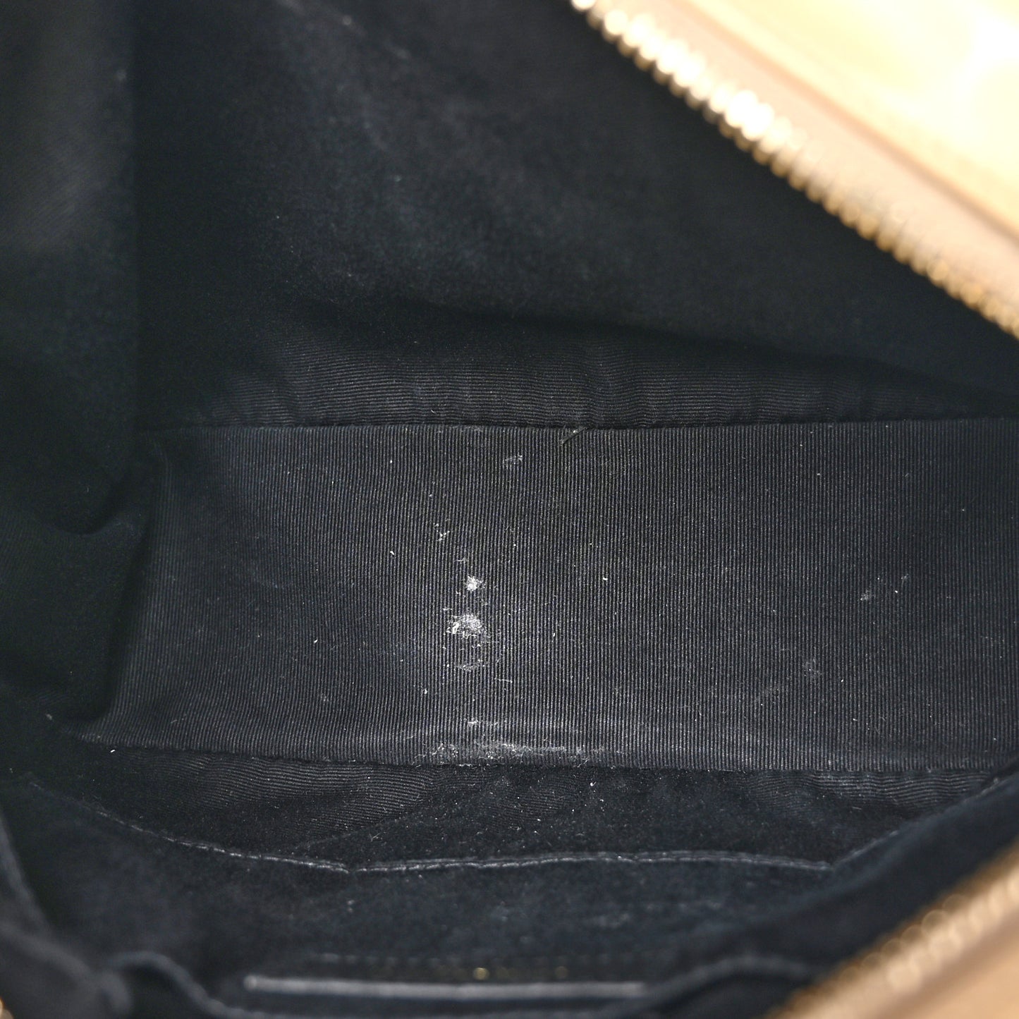 Calfskin Matelasse Monogram Lou Camera Bag Dark Beige