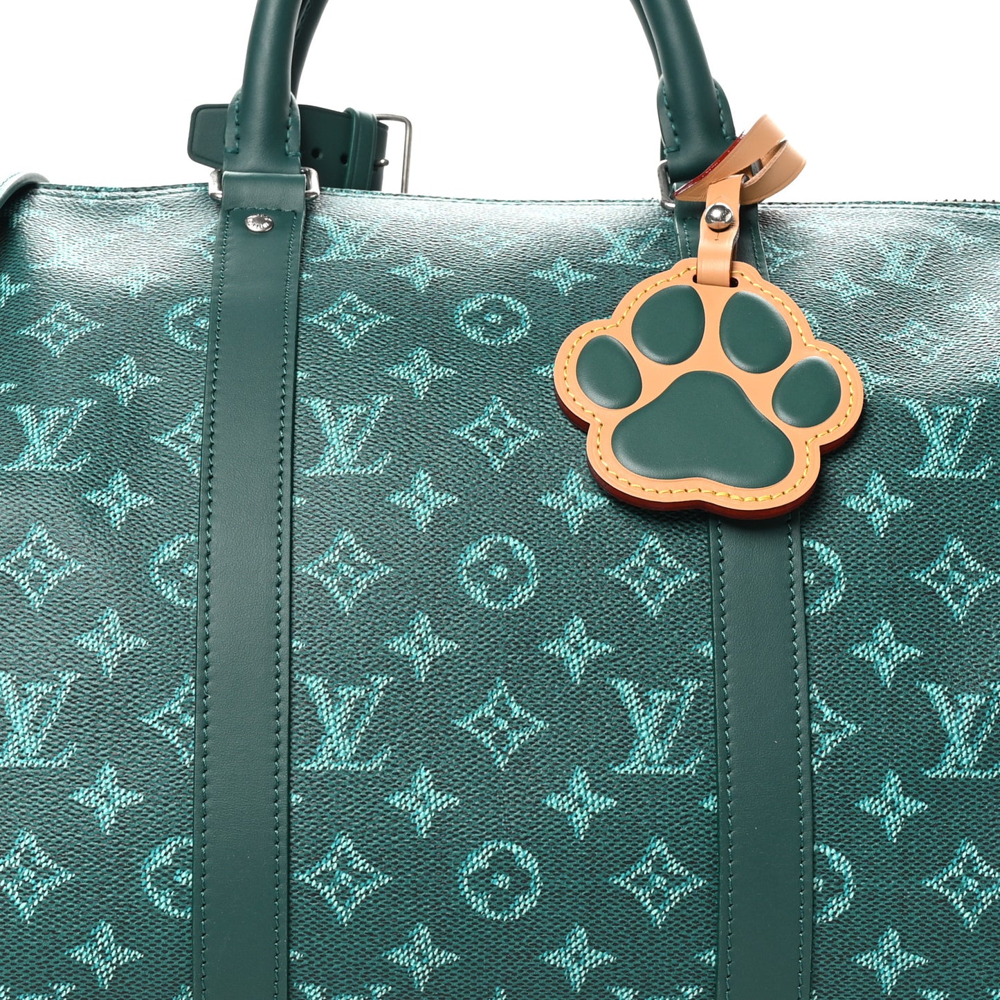 Monogram Heritage Keepall Bandouliere 50 Green