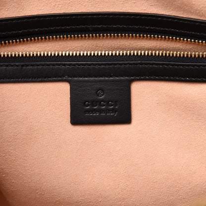 Gucci Suede Patent Web Medium Ophidia Top Handle Dome Bag Nocciola Black 6 of 11