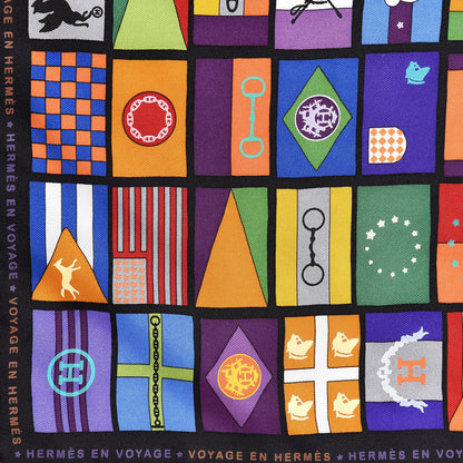 Hermes Silk en Voyage Stole Scarf 90 6 of 6