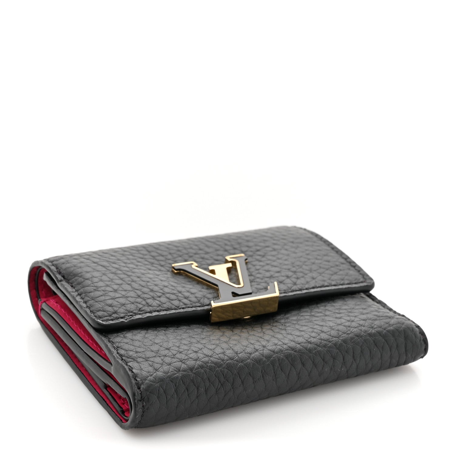 Louis Vuitton Taurillon Capucines XS Wallet Black 4 of 8