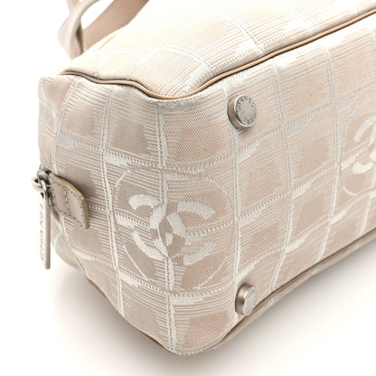 Chanel Nylon Travel Bowler Beige 9 of 10
