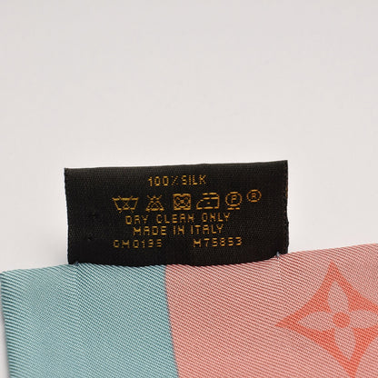 Louis Vuitton Silk Monogram Jungle 16 Bandeau Menthe 5 of 6