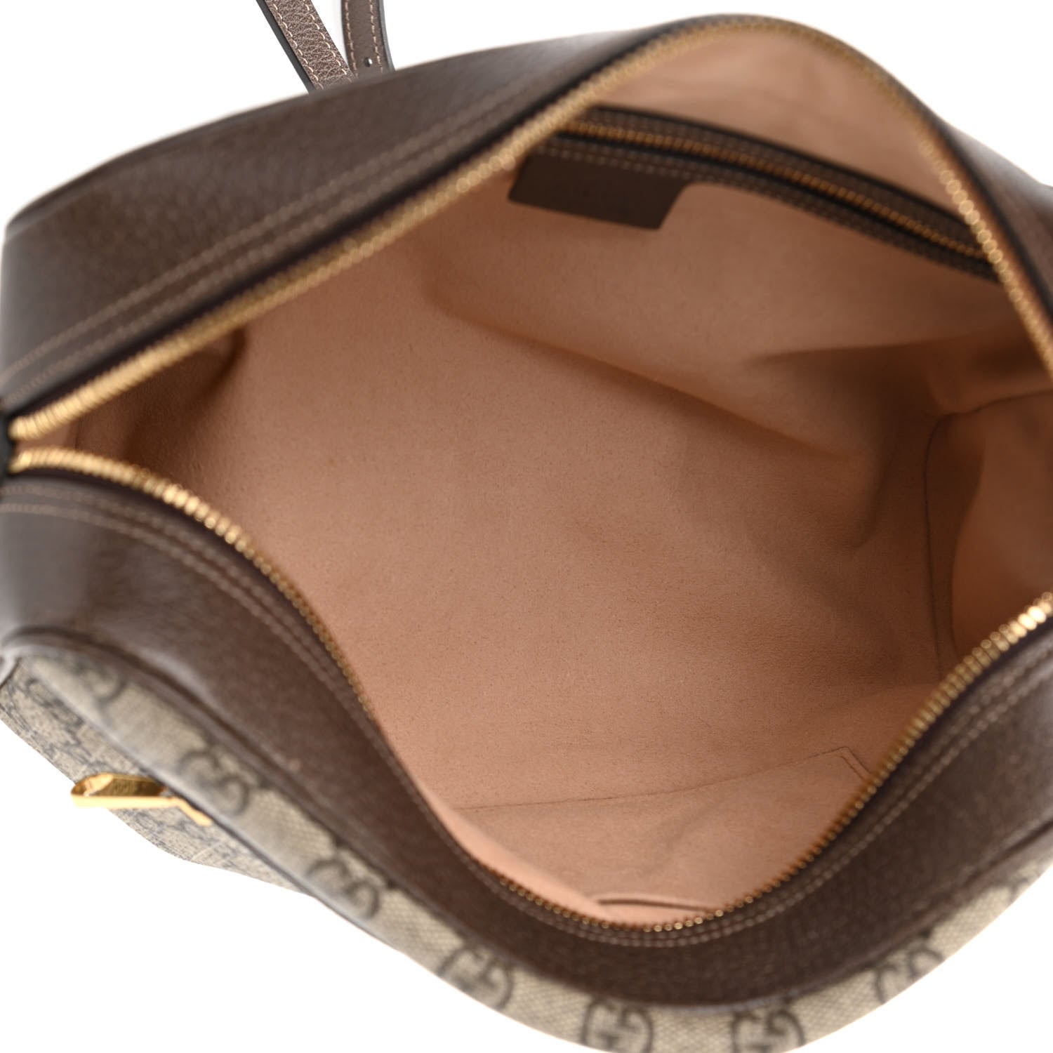 Gucci GG Supreme Monogram Web Small Ophidia Shoulder Bag Brown 5 of 10