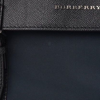 Burberry Calfskin Nylon Messenger Ink Blue 10 of 15