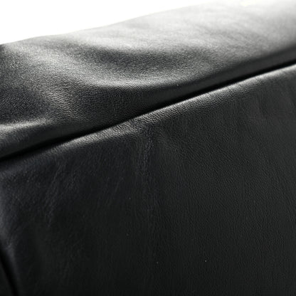 Mansur Gavriel Lambskin Cloud Clutch Black Flamma 9 of 10