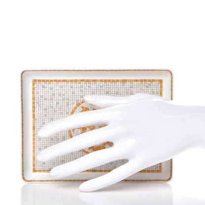 Hermes Porcelain Mosaique au 24 Sushi Plate 2 of 5