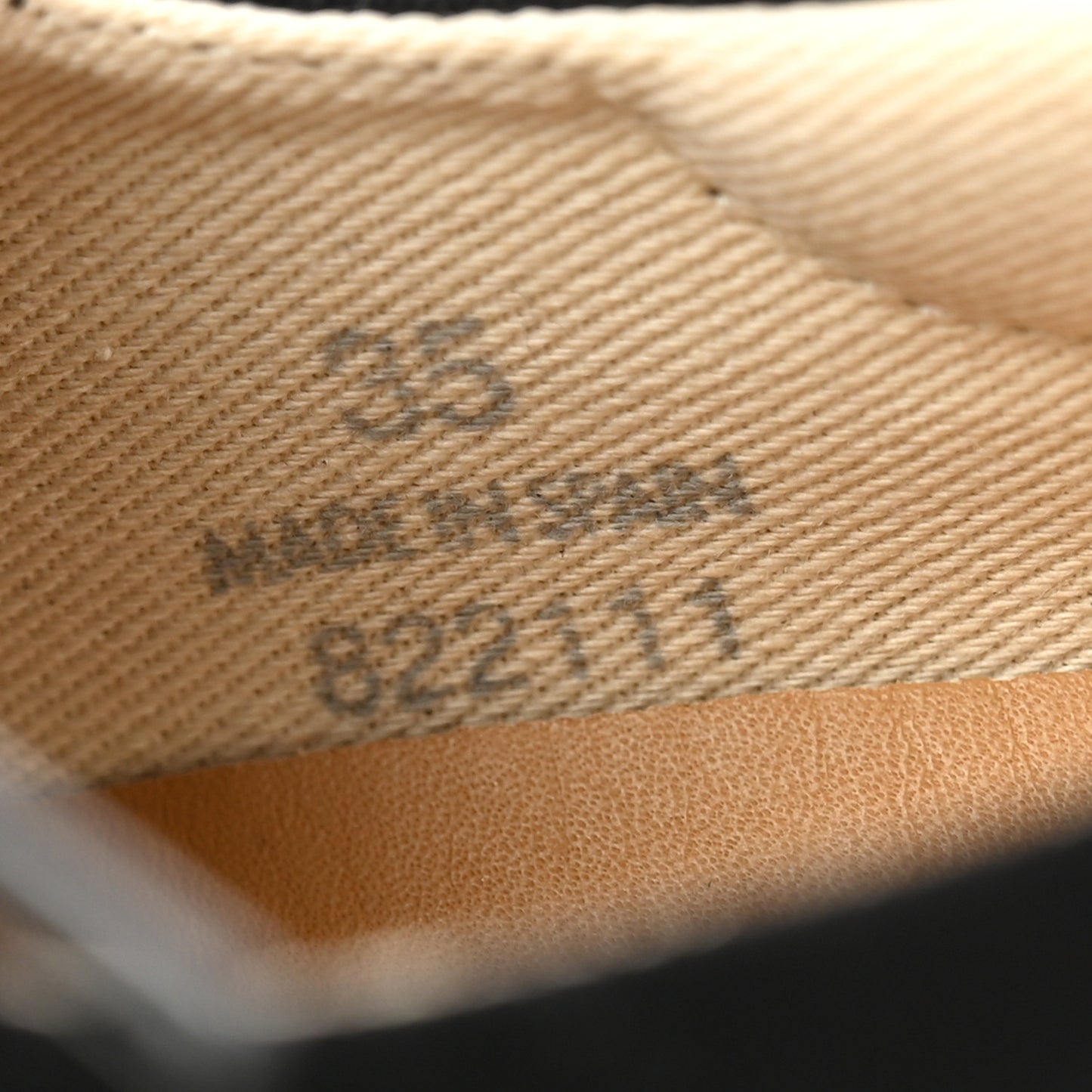 Jacquard Anagram Calfskin Flap Sneakers 35 Black