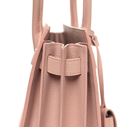 Saint Laurent Grained Calfskin Small Sac De Jour Light Blush 13 of 13