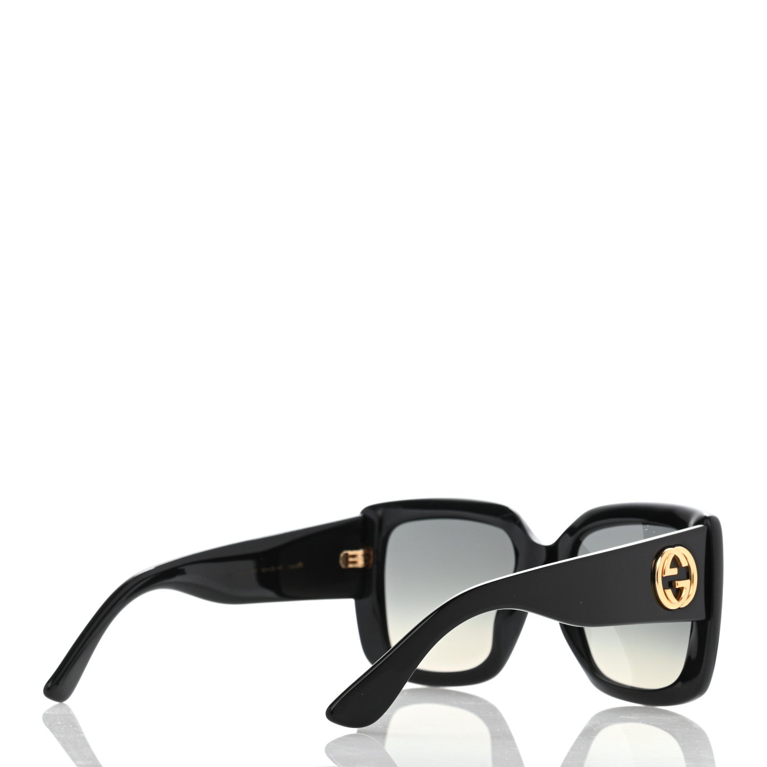 Gucci Acetate Square Frame Sunglasses GG0141S Black 4 of 7