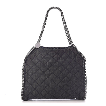 Stella McCartney Denim Quilted Small Falabella Tote 1 of 14