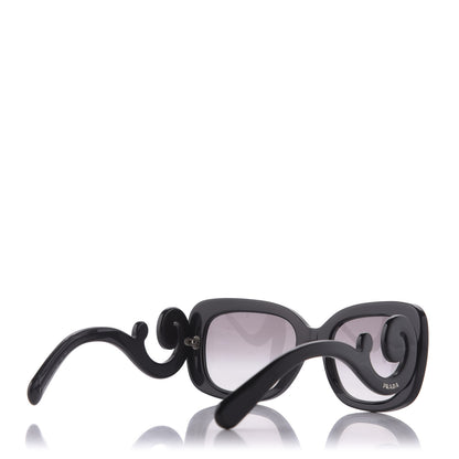 Prada Acetate Baroque Sunglasses SPR 27O Black 4 of 9