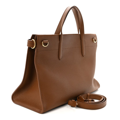 Burberry Grainy Calfskin Nova Check Medium Cotswolds Tote Hazel 3 of 9