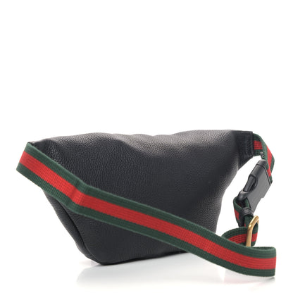 Gucci Grained Calfskin Small Logo Belt Bag Black 2 of 4