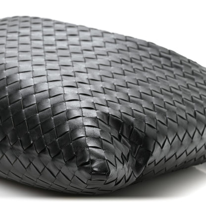 Bottega Veneta Calfskin Intrecciato Large Hop Black 10 of 10