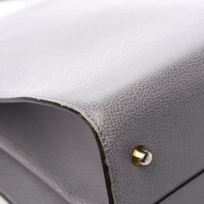 Delvaux Grained Calfskin Brillant Briefcase Grey 13 of 18