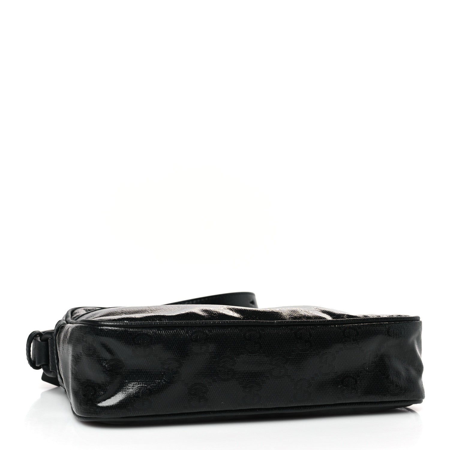 Gucci GG Crystal Monogram Mini Shoulder Bag Black 4 of 9