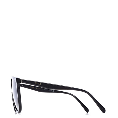 Celine Flat Top Shield Sunglasses CL 40006IN Black 3 of 7