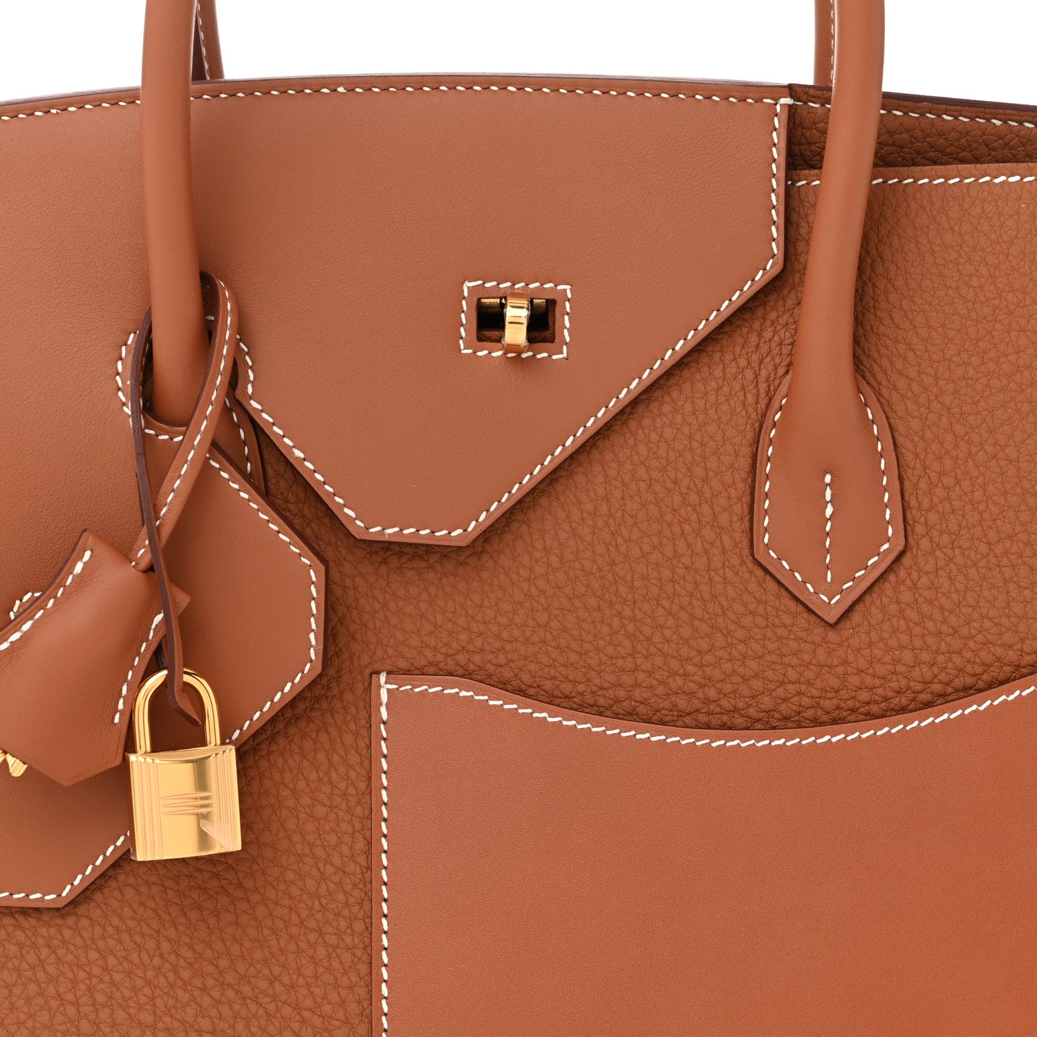 Hermes Togo Swift Birkin En Desordre Sellier 30 Gold Fauve 8 of 11