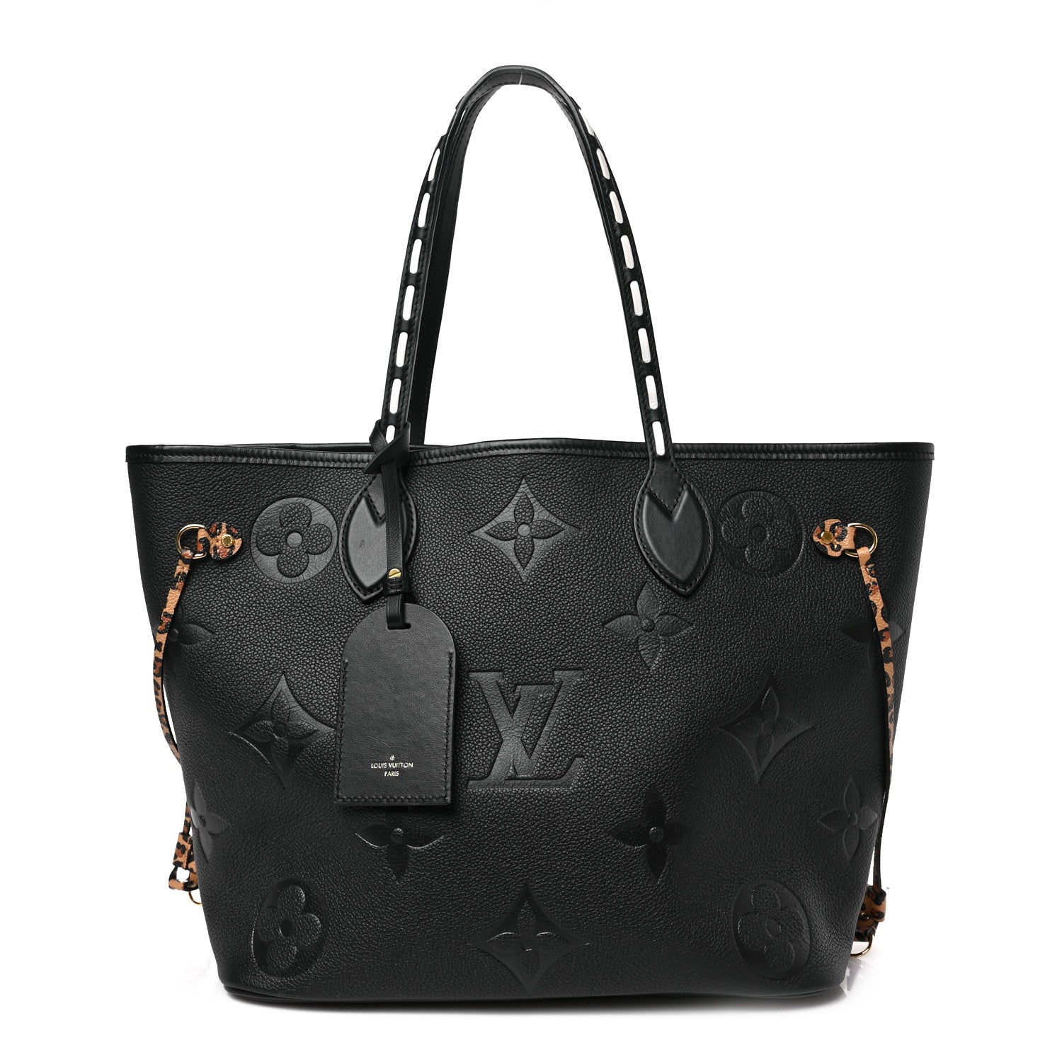 Louis Vuitton Empreinte Monogram Giant Wild At Heart Neverfull MM Black 1 of 8