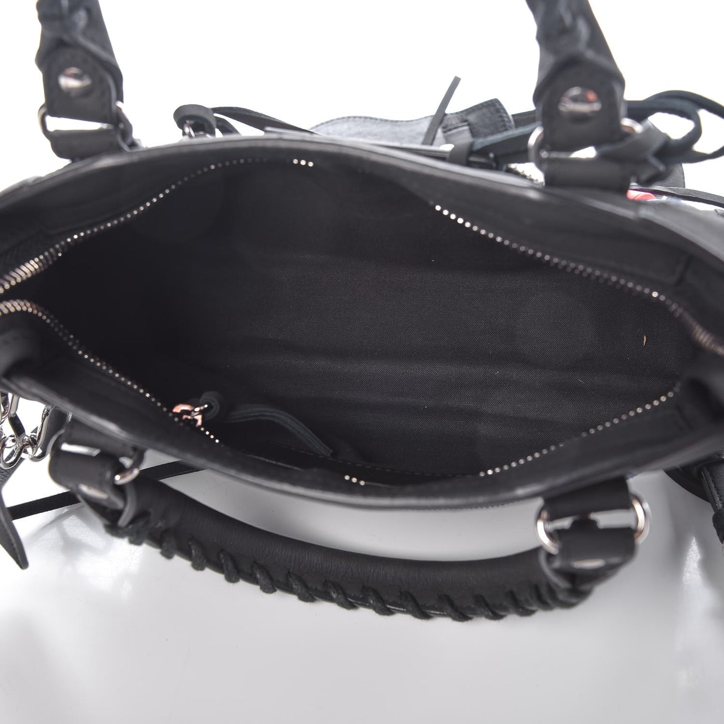 Mesh Arena Classic Silver Hardware Mini City Black Navy Orange
