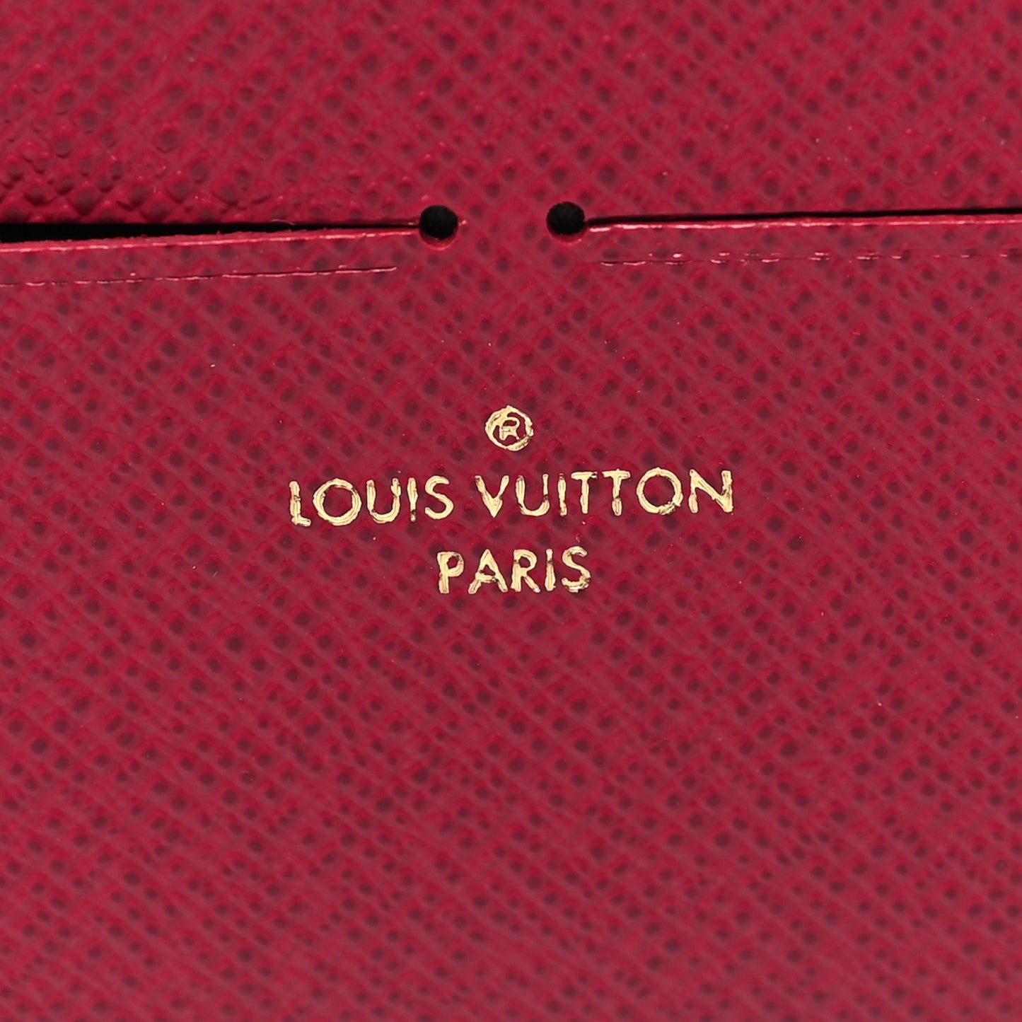 Calfskin Felicie Card Holder Insert Fuchsia