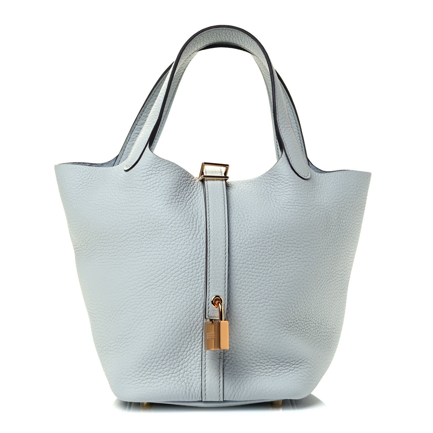 Hermes Taurillon Clemence Picotin Lock 18 PM Bleu Pale 1 of 4