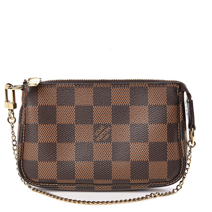 Louis Vuitton Damier Ebene Mini Pochette Accessories 1 of 9