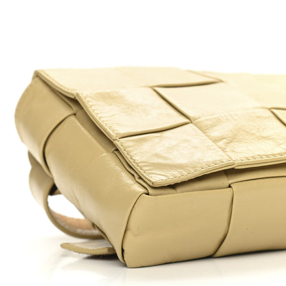 Bottega Veneta Paper Calfskin Intrecciato Stretch Cassette Beige 8 of 9